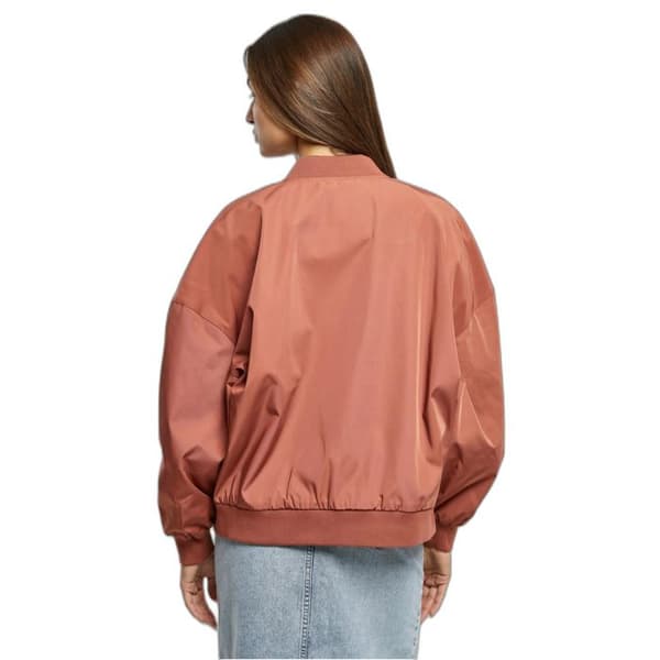 Blouson oversize dam - Urban Classics - Terrakotta - Återvunnen polyester - Taftfoder - 2 fickor
