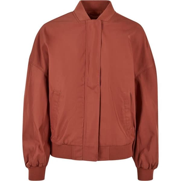 Blouson oversize dam - Urban Classics - Terrakotta - Återvunnen polyester - Taftfoder - 2 fickor