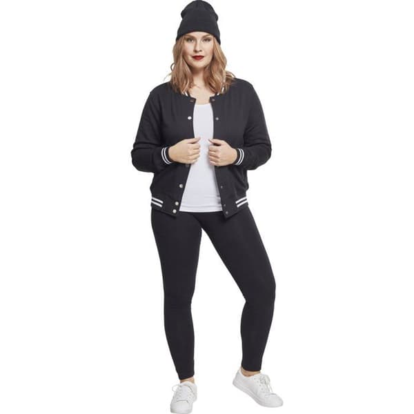 Teddyjacka - Urban Classic - Damcollege - Stora storlekar - Lätt - Elegant