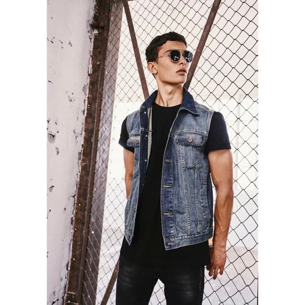 Jeansjacka - URBAN CLASSICS - GT - Ljusblå - Man - Vuxen