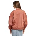 Miniatyrbild 3 av 6: Blouson oversize dam - Urban Classics - Terrakotta - Återvunnen polyester - Taftfoder - 2 fickor