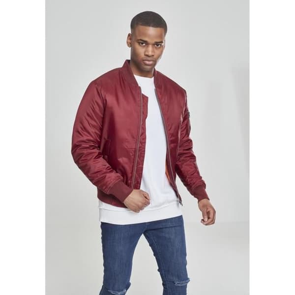 Jacka - Urban Classic - Basic Bomber - Svart - Unisex - Stora storlekar
