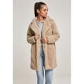 Miniatyrbild 3 av 6: Damsk parka - Urban Classic - Oversized - Färg benvit - Urban stil - Sherpa