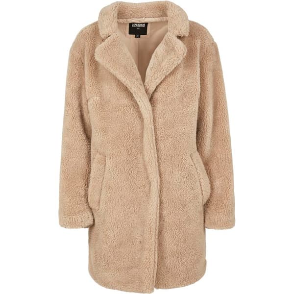 Damsk parka - Urban Classic - Oversized - Färg benvit - Urban stil - Sherpa