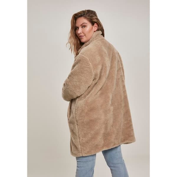 Parka för kvinnor stora storlekar Urban Classic oversized sherpa