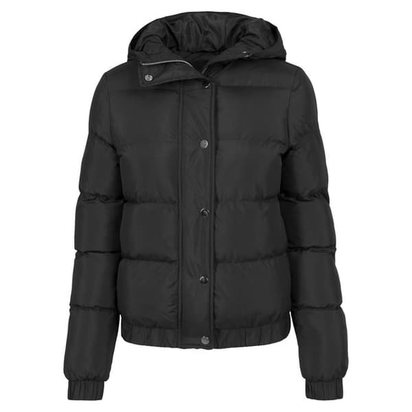 Damsk parka - Urban Classic - Huva - Svart - Multisport - Vuxen