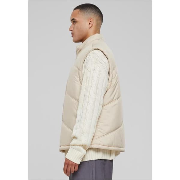 Ärmlös jacka - Urban Classics - Arrow - Beige - 100% polyester - Herr