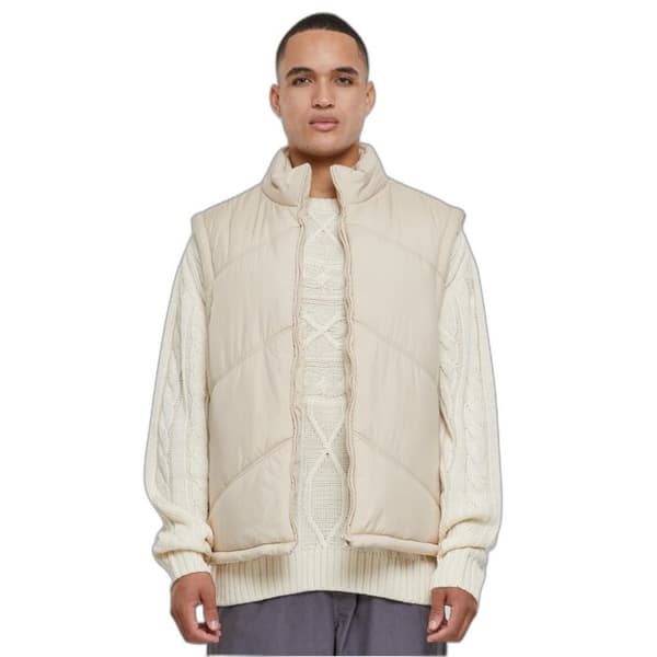 Ärmlös jacka - Urban Classics - Arrow - Beige - 100% polyester - Herr