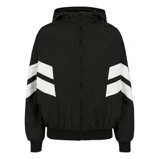 Jacka med dragkedja - URBAN CLASSICS - Batwing-ärmar - Svart - storlek S