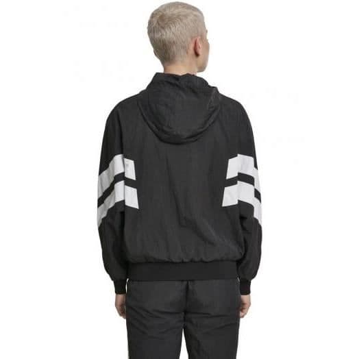 Jacka med dragkedja - URBAN CLASSICS - Batwing-ärmar - Svart - storlek S