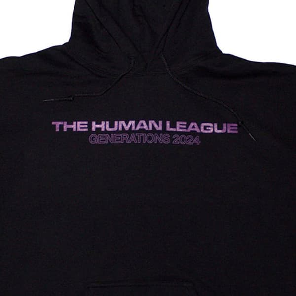 The Human League Generations Tour 24 Logo Pullover Hoodie