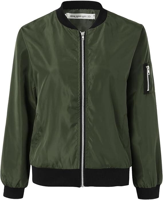 Damtröjor med dragkedja för kvinnor Jackor Långärmad Casual Lösa ytterkläder med fickor Bomberjacka Vadderade rockar Casual Varm jacka