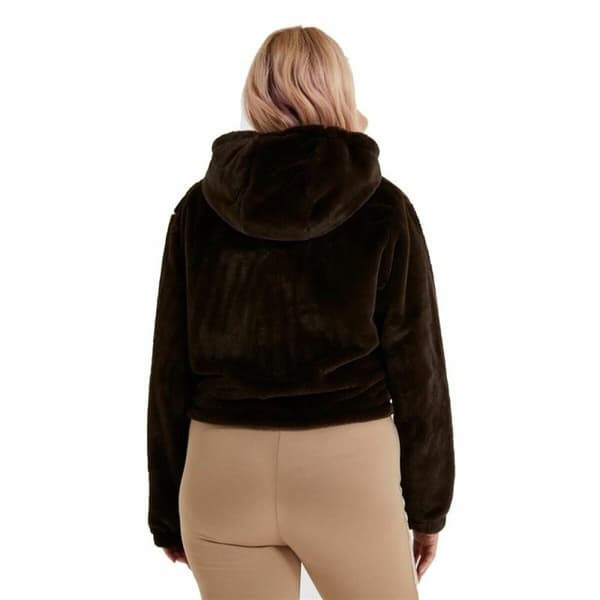 Hættetrøje med Lynlås til Kvinder Ellesse Vecellio Brun Dame Unisex - 38