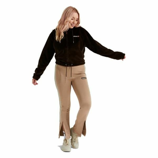 Hættetrøje med Lynlås til Kvinder Ellesse Vecellio Brun Dame Unisex - 38