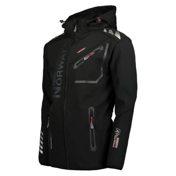 Svart Softshell-jacka för män Geographical Norway Royaute