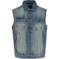 Miniatyrbild 1 av 5: Jeansjacka - URBAN CLASSICS - Ärmväst - Ljusblå - Unisex - 100% bomull