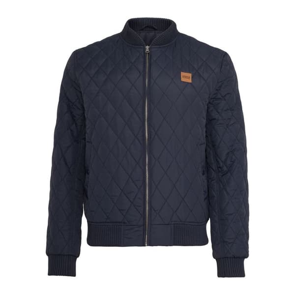 Parka - Urban Classics - Blå bomberjacka - 100% polyester - Kviltad effekt - Unisex