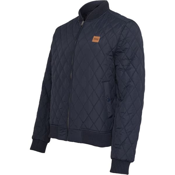 Parka - Urban Classics - Blå bomberjacka - 100% polyester - Kviltad effekt - Unisex