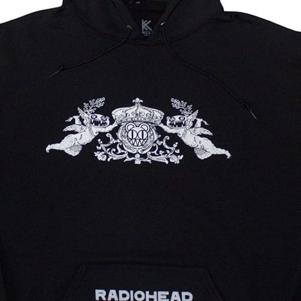 Radiohead Bearhead Crest Pullover Hoodie