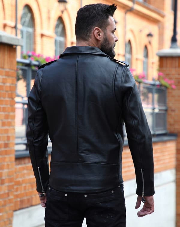 WOLF HERRBIKERJACKA 6XL