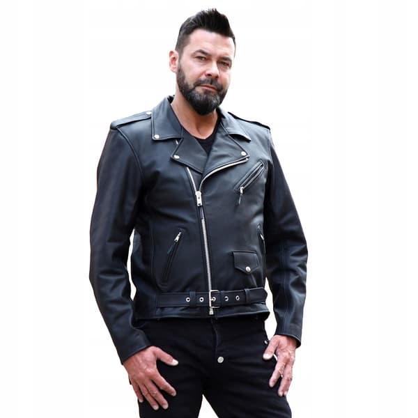WOLF HERRBIKERJACKA 6XL