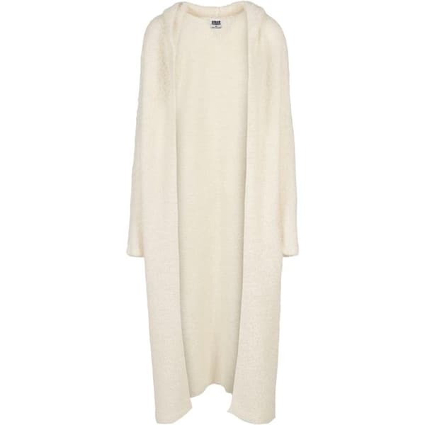 Lång cardigan dam Urban Classics med huva - stora storlekar