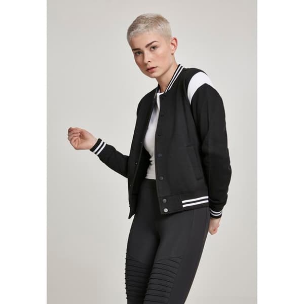 Teddyjacka för kvinnor Urban Classic inet college sweat