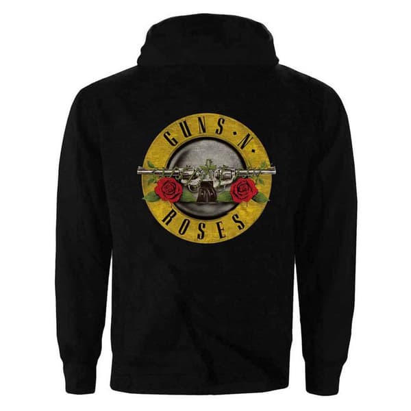 Guns N' Roses Classic Band Logo Zipped Hoodie
