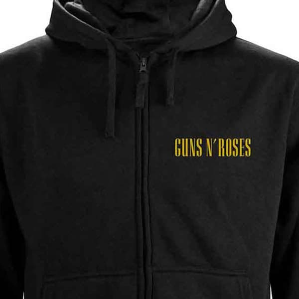 Guns N' Roses Classic Band Logo Zipped Hoodie