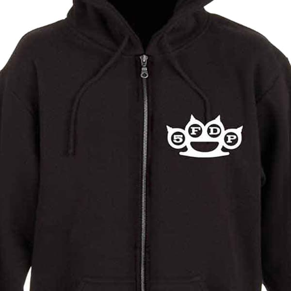 Five Finger Death Punch Knuckles Zipped Hoodie