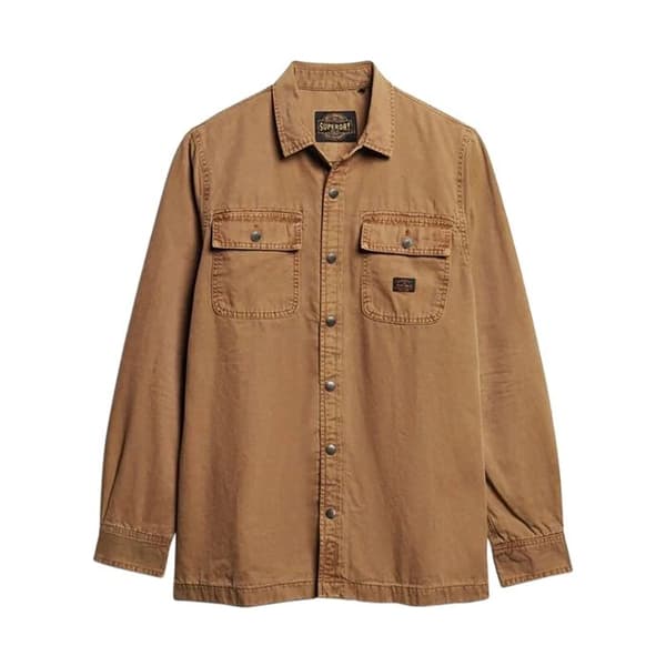 Superdry Canvas Arbetsjacka med Långa Ärmar - Beige