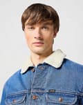 Miniatyrbillede 8 af 11: Wrangler 124MJ SHERPA Wranch ISOLERET KATANA JAKKE DENIM ON BEAR M