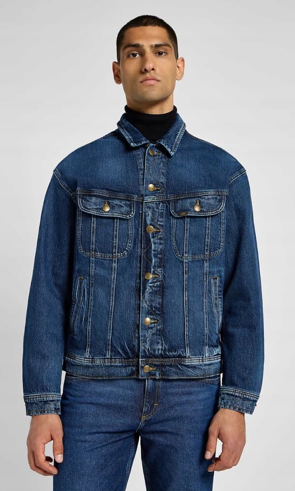 Lee RELAXED RIDER JACKET Orchid LOOSE KATANA DENIM JACKET DARK DENIM M