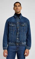 Miniatyrbillede 3 af 7: Lee RELAXED RIDER JAKKE Orchid LØS KATANA DENIM JAKKE MØRK DENIM M