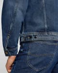 Miniatyrbillede 6 af 7: Lee RELAXED RIDER JAKKE Orchid LØS KATANA DENIM JAKKE MØRK DENIM M