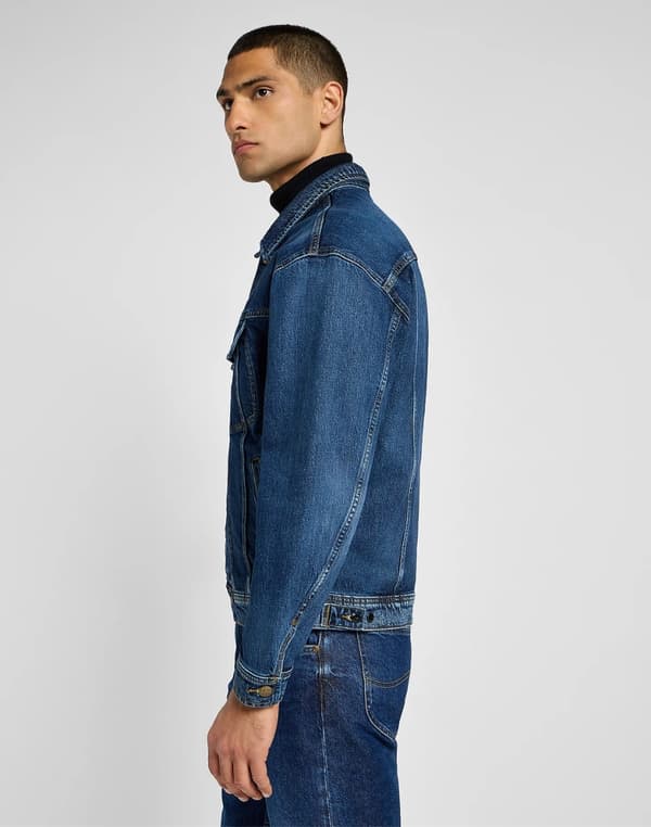 Lee RELAXED RIDER JACKET Orchid LOOSE KATANA DENIM JACKET DARK DENIM M
