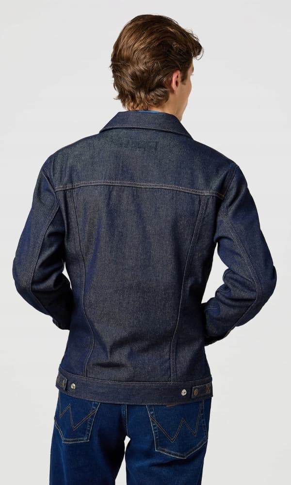 Wrangler NORMAL JAKKE Rinsed Night NAVY DENIM KATANA JAKKE M