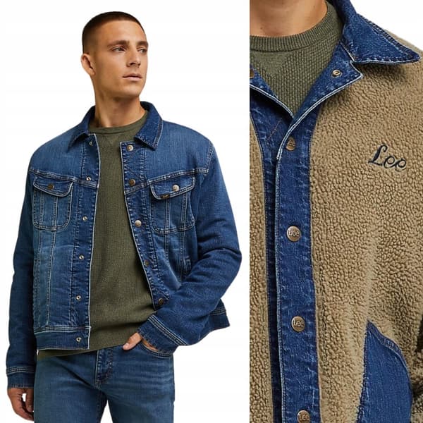 Lee VÄNDBAR RIDARJACKA ISOLERAD DUBBELSIDIGT KATANA-DENIM MED BJÖRN L