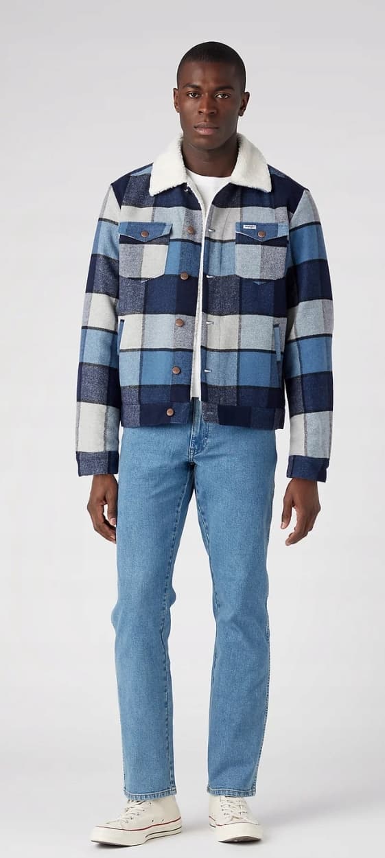 Wrangler RUUDULLINEN VILLAINEN TRUCKER-TAKKI XXL
