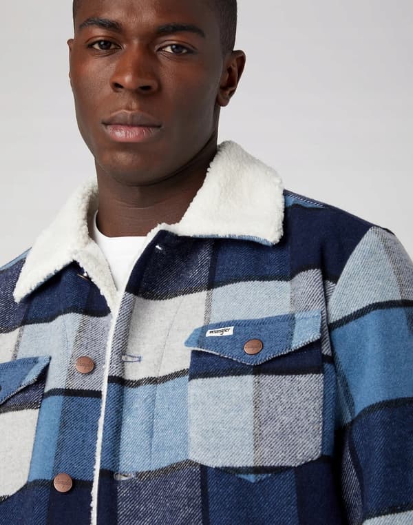 Wrangler RUUDULLINEN VILLAINEN TRUCKER-TAKKI XXL