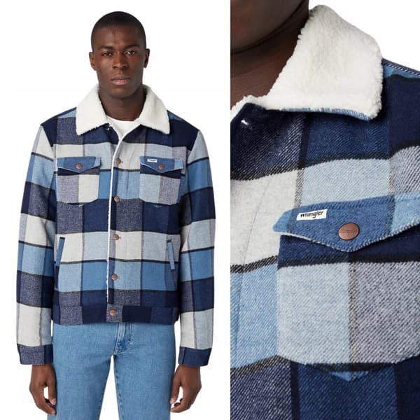 Wrangler RUUDULLINEN VILLAINEN TRUCKER-TAKKI XXL