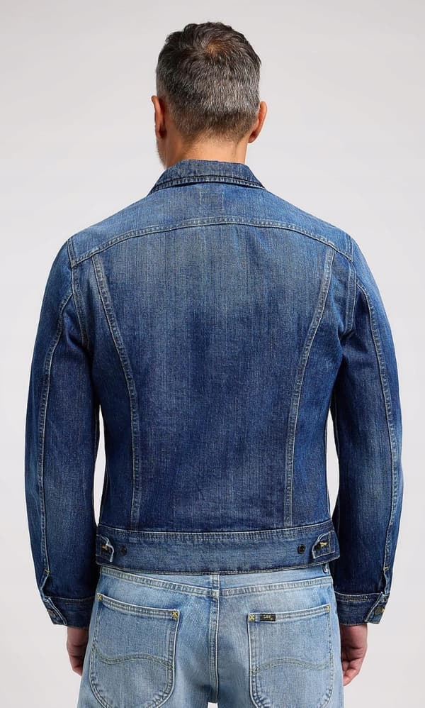 Lee 101 RIDER JACKA MidDark PREMIUM KATANA JACKA DARK DENIM VANLIG XXL