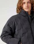 Miniatyrbild 6 av 7: Wrangler BRAND DOWN PUFFER FadedBlack SVART ANKA DUNJACKA XXL