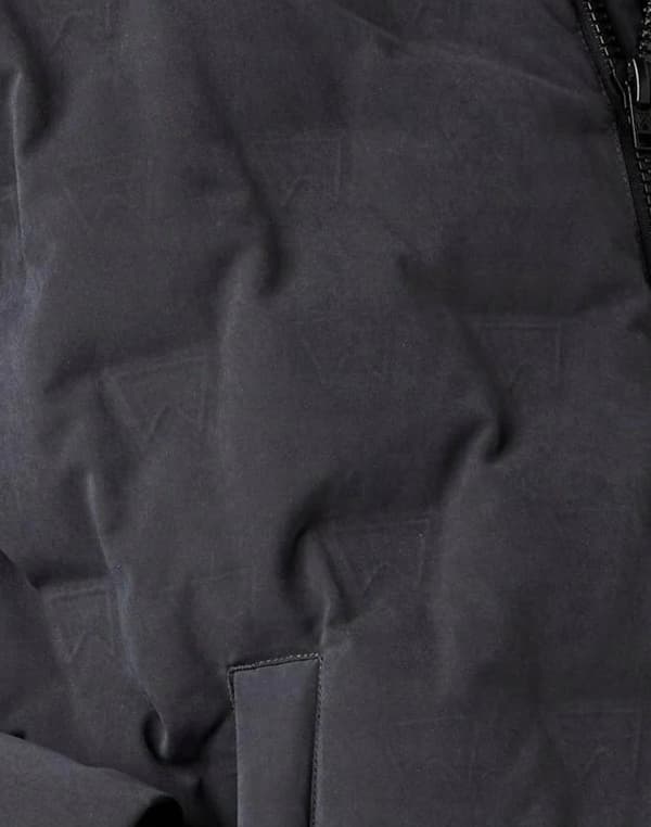Wrangler BRAND DOWN PUFFER FadedBlack SVART ANKA DUNJACKA XXL