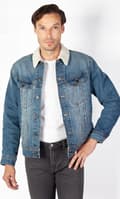 Pikkukuva 3 / 8: Lee SHERPA JACKET Medium INSULATED KATANA DENIM ON BEAR REGULAR FIT M