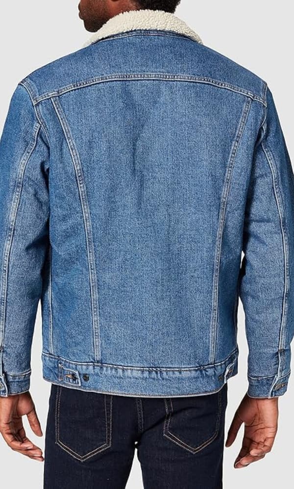 Lee Sherpajacka Medium Isolerad Katana Denim On Bear Regular Passform XXL