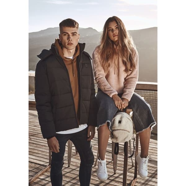 Parka - Urban Classic - Huva - Svart - Mixte - Vuxen
