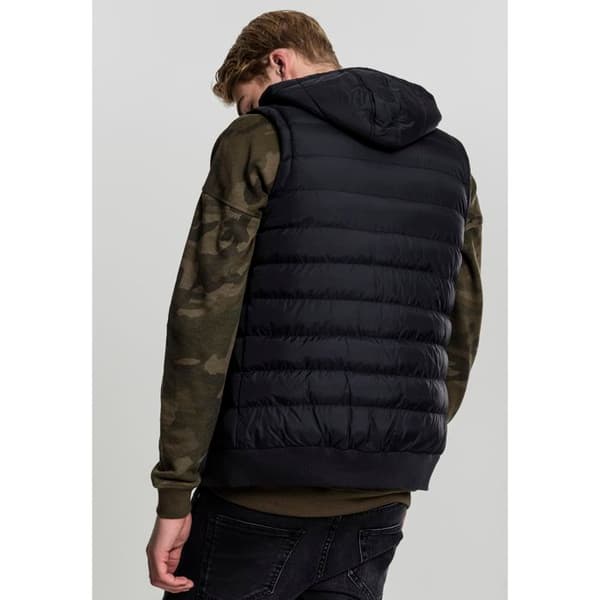 Jacka - URBAN CLASSICS - Bubble Hooded - Svart - Unisex - Vuxen