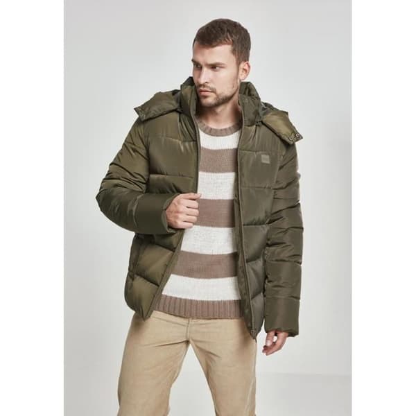 Parka - Urban Classic - Med huva - Svart - Vuxen - Avtagbar och bekväm