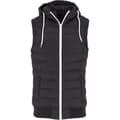 Miniatyrbild 1 av 6: Jacka - URBAN CLASSICS - Bubble Hooded - Svart/Vit - Unisex - Vuxen